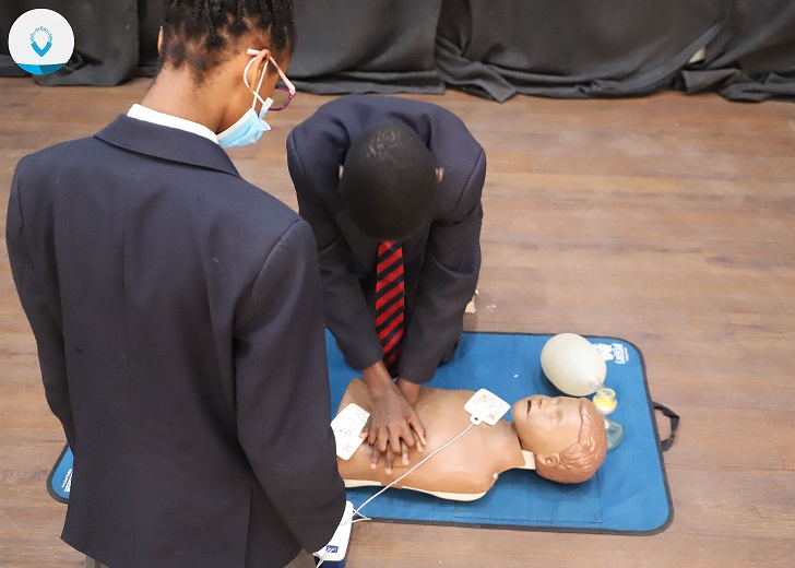 Cardiopulmonary (Heart) Resuscitation (CPR) training to students - Gaining knowledge to save lives.